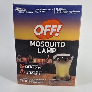 OFF! Mosquito Lamp Starter Kit Refillable Lamp Caddy Candle & Diffuser Set
